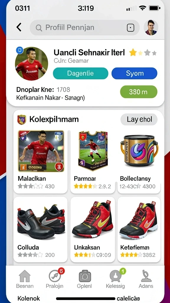 Ilustrasi level permainan yang penuh warna dan detail.