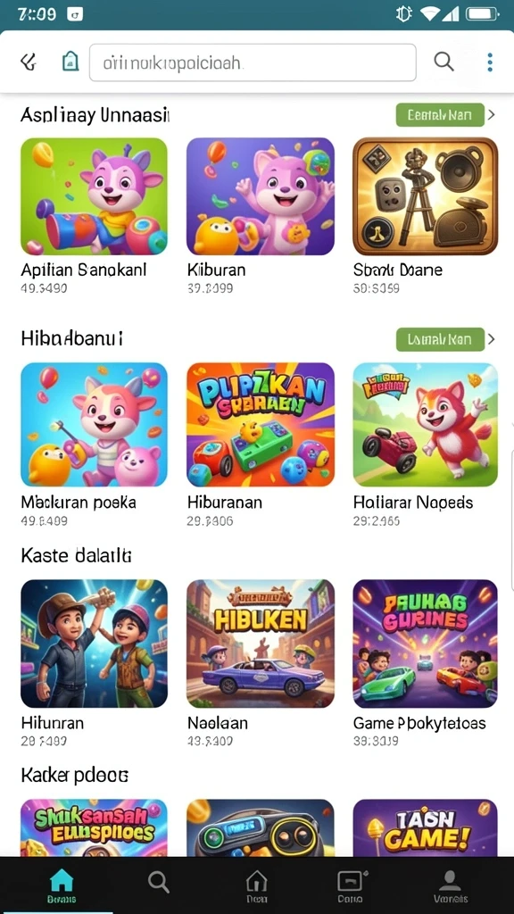 Tampilan antarmuka yang intuitif dan menarik.