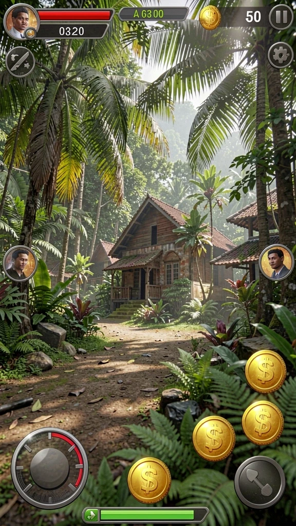 Adegan epik dari pertarungan dalam game.