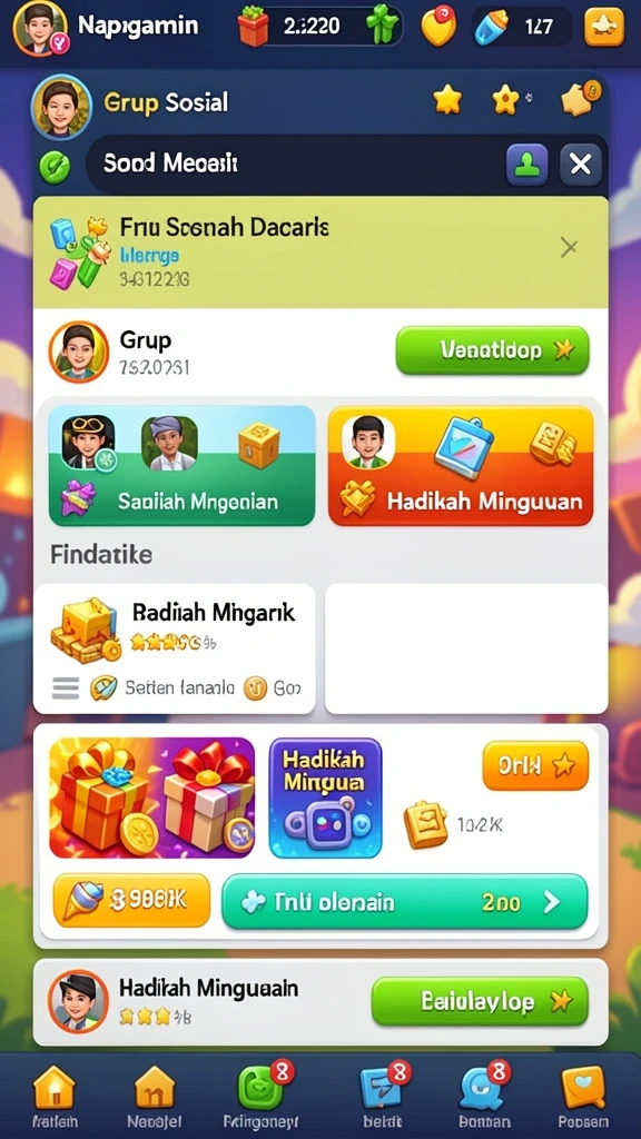 Pengaturan karakter yang detail dan variasi yang banyak.