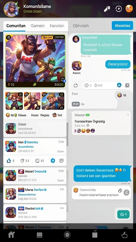 Fitur multiplayer yang menyenangkan untuk berkolaborasi.
