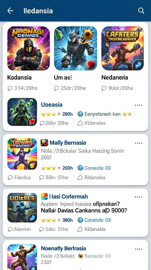Karakter-karakter menarik untuk dipilih dan dimainkan.
