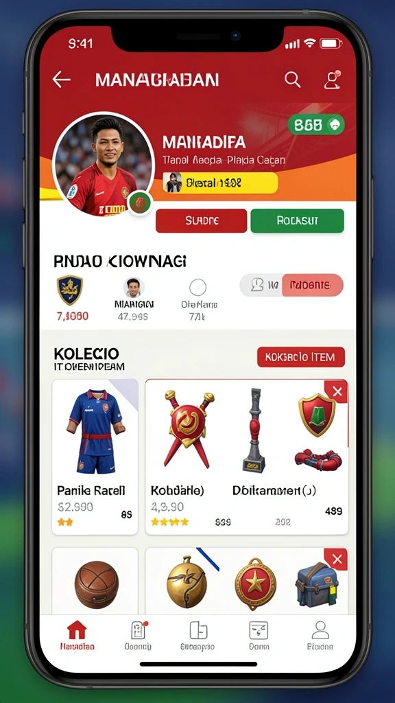 Fitur turnamen bulanan dengan hadiah menarik.