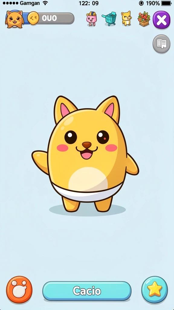 Tampilan utama game dengan grafis yang memukau.