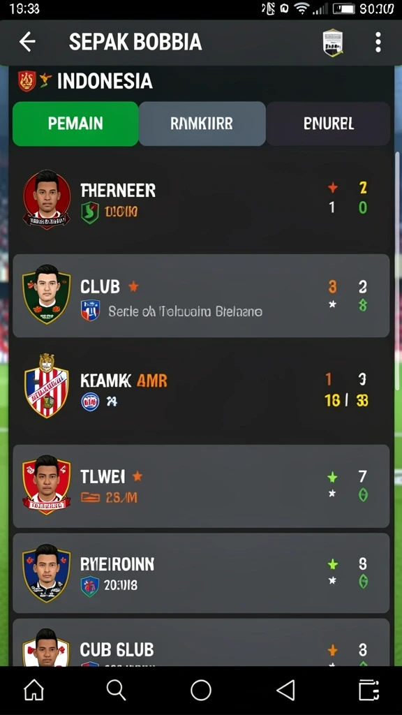 Tampilan menu utama yang menarik dan intuitif.