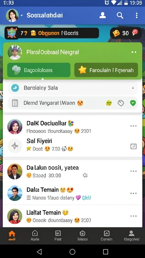 Tampilan antarmuka yang ramah pengguna.