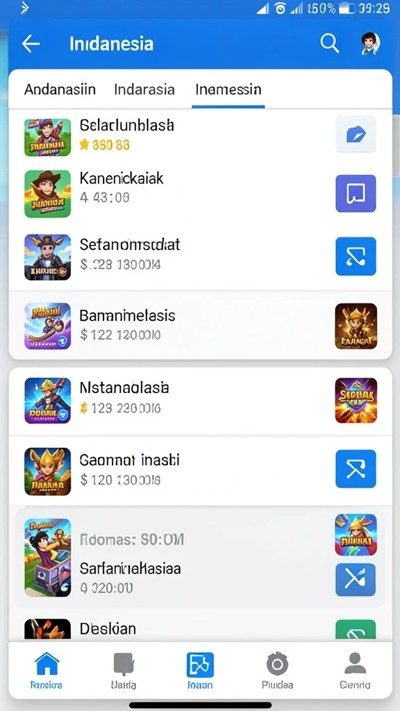 Tampilan level baru dengan tantangan yang menarik.
