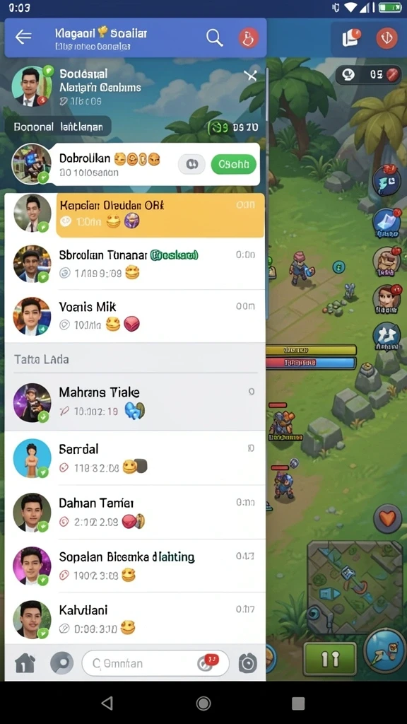 Screenshot menunjukkan level menantang yang baru.