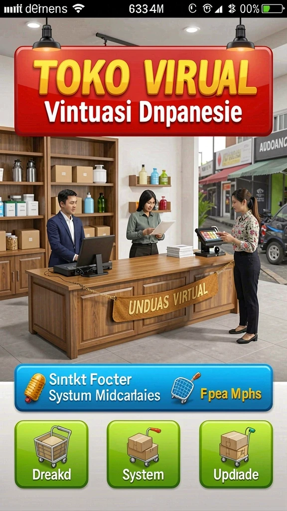 Tampilan antarmuka yang user-friendly dan menarik.