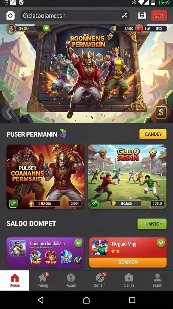 Pengaturan level yang menantang dan beragam.