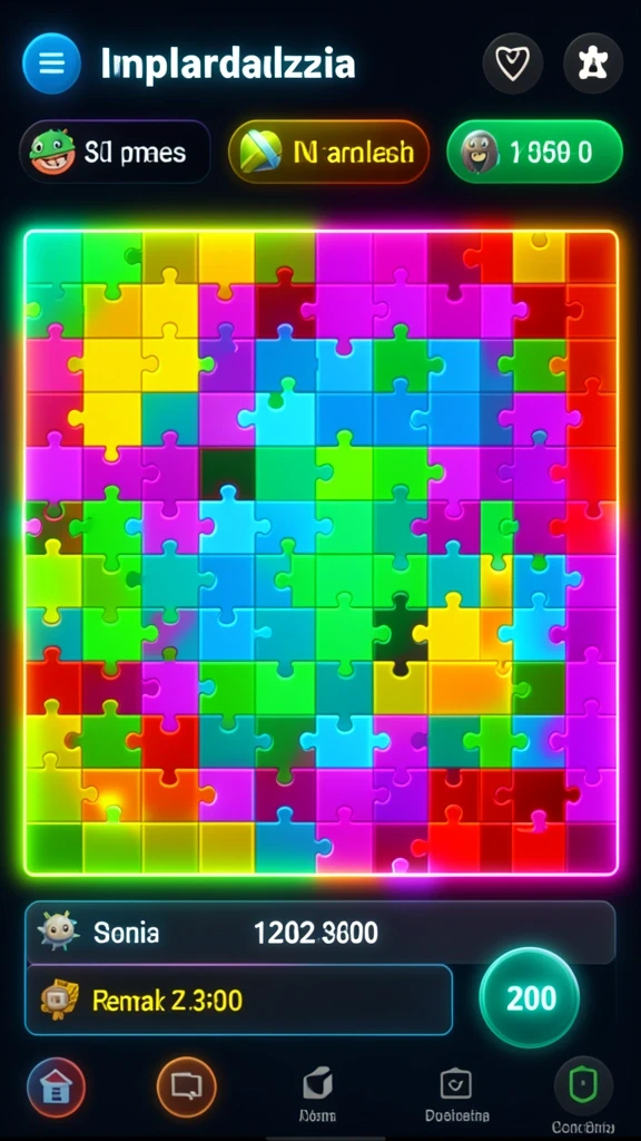 Tampilan antarmuka game yang intuitif.