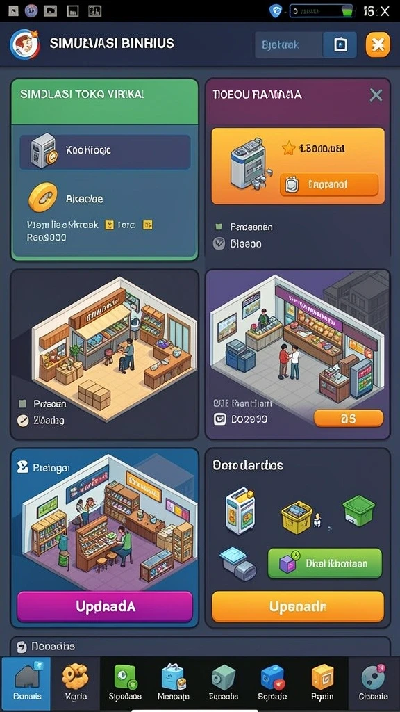 Gambaran layar utama KEKAR4D dengan pilihan permainan menarik.