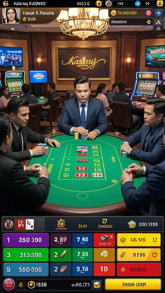 Tampilan menu utama yang menarik dan interaktif.
