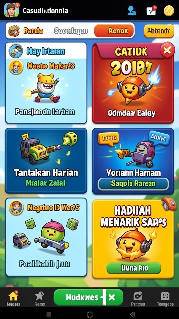 Misi seru dengan lingkungan yang bervariasi.