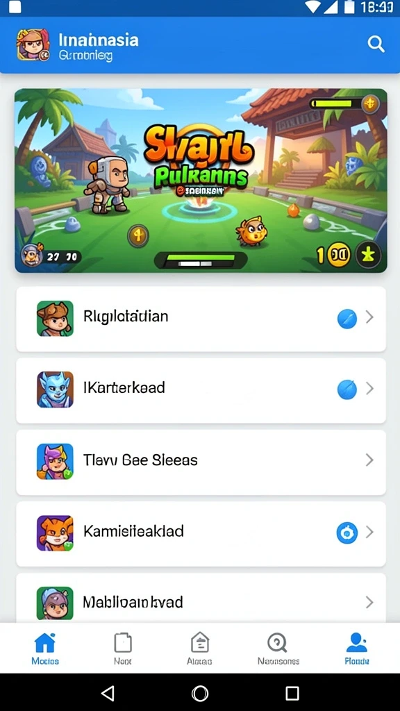 Screenshot menunjukkan berbagai permainan yang tersedia di LUCKSVIP.