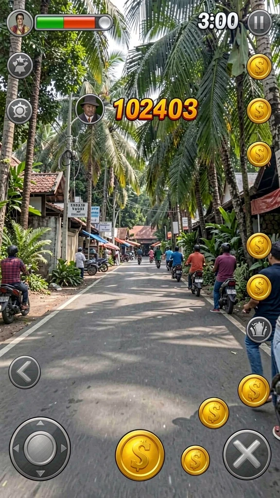 Tantangan menarik dalam setiap level yang harus dilalui.