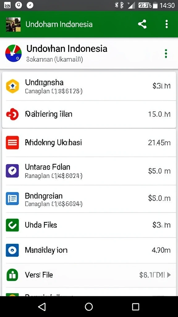 Tampilan antarmuka yang user-friendly dan intuitif.