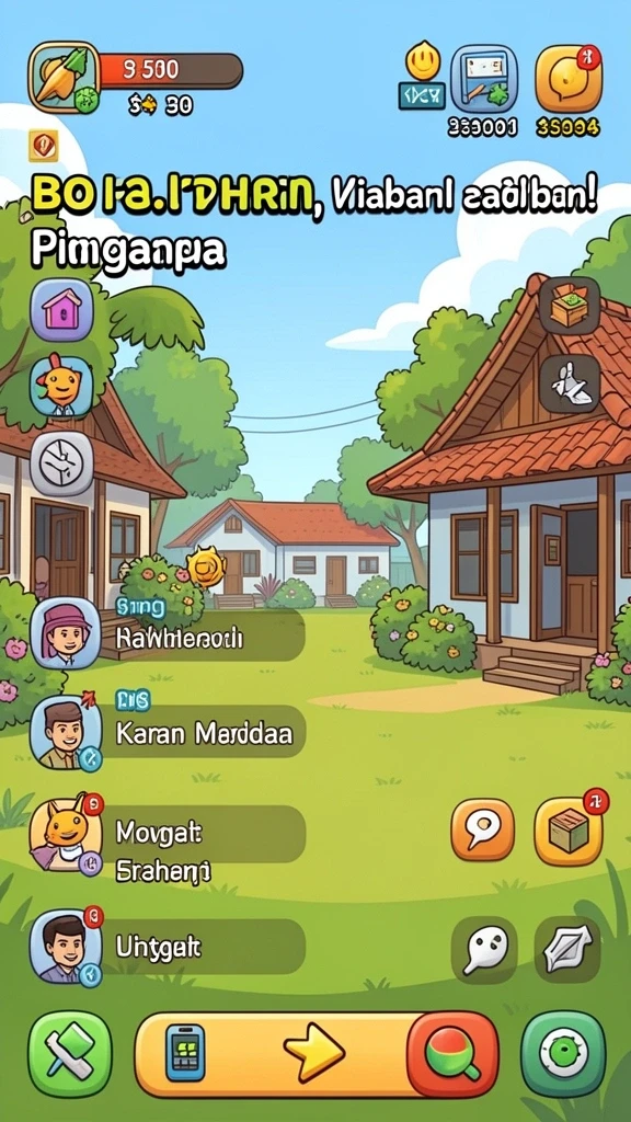 Berbagai mode permainan yang menarik untuk dipilih.