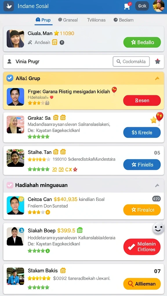Karakter unik dengan kemampuan khusus.