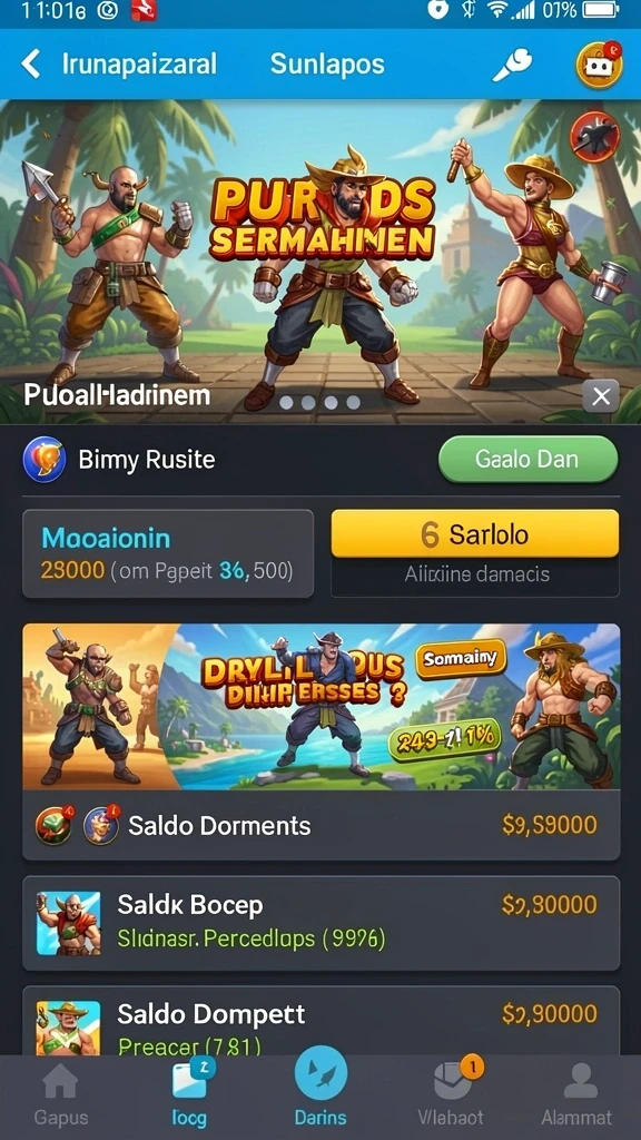 Gameplay yang menantang dengan level yang beragam.