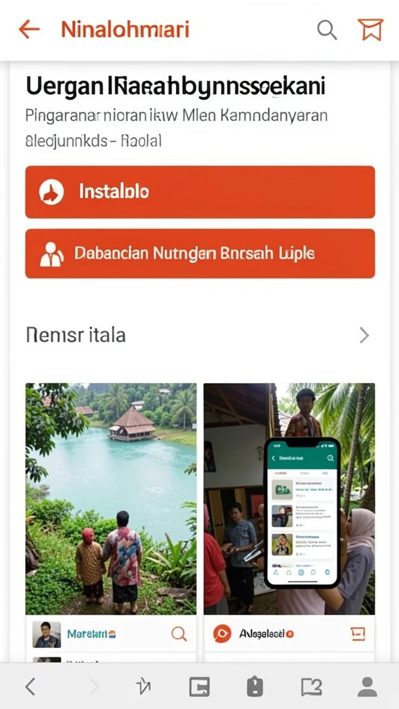 Tampilan antarmuka pengguna yang menarik dan mudah dinavigasi.