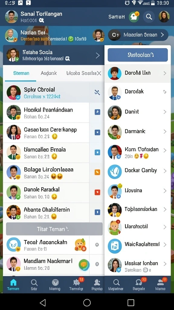 Fitur leaderboard yang memungkinkan kompetisi antar pemain.