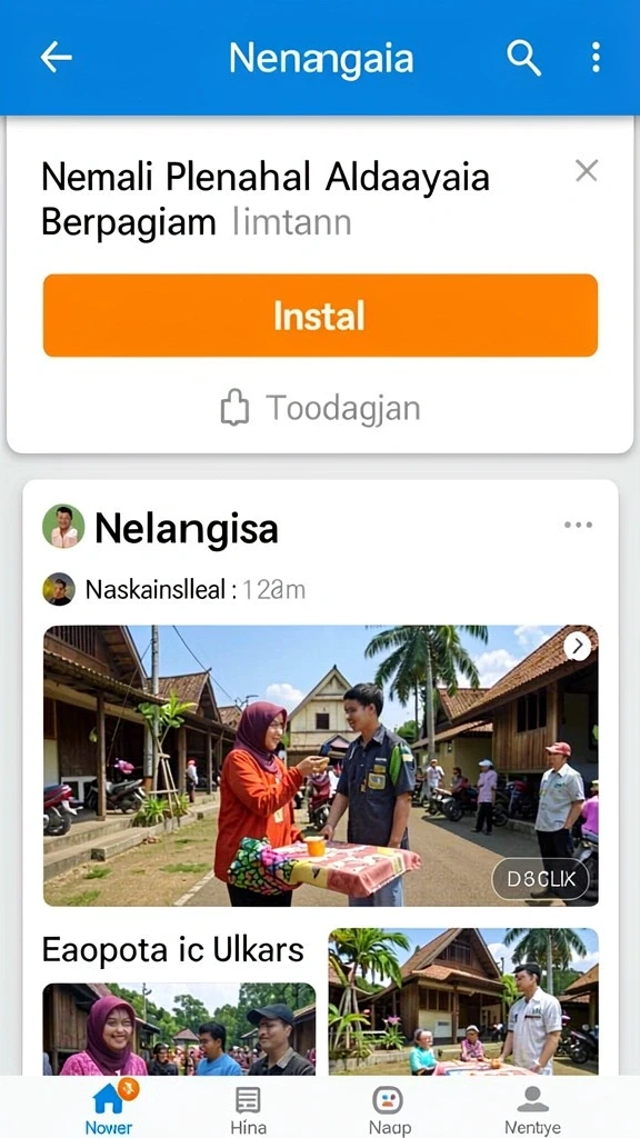 Antarmuka aplikasi yang menarik dan mudah digunakan.