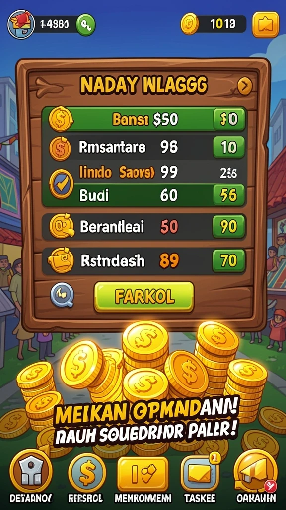 Turnamen dengan hadiah menarik dan kompetisi seru.