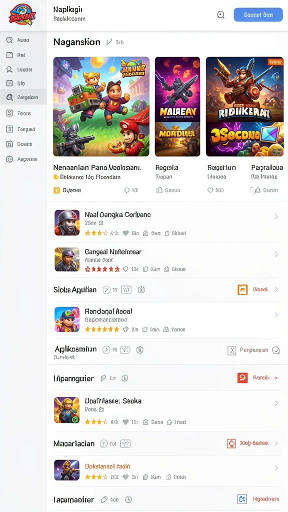 Level petualangan dengan tantangan menarik.